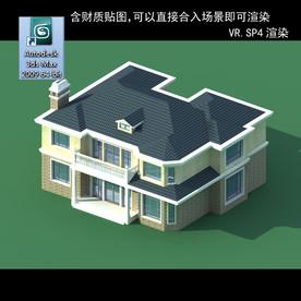 中式建筑 中式多层建筑 别墅