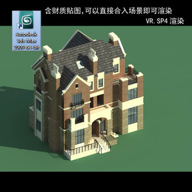 中式建筑 中式多层建筑 别墅