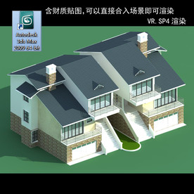 中式建筑 中式多层建筑 别墅