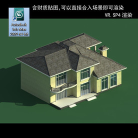 中式建筑 中式多层建筑 别墅