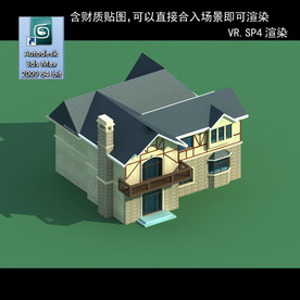 中式建筑 中式多层建筑 别墅