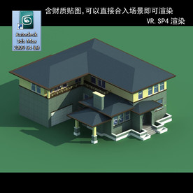 中式建筑 中式多层建筑 别墅