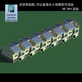 中式建筑 中式多层建筑 别墅
