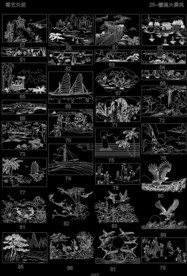 CAD雕花装饰图案