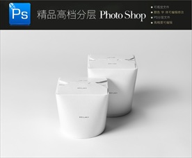 礼品纸箱包装样机一键贴图