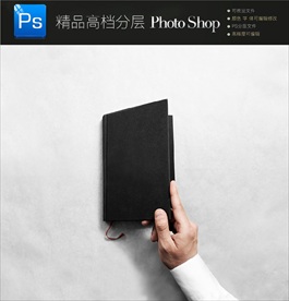 高档通用二折页样机效果图