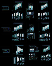 梯间护墙CAD图纸