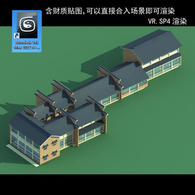 中式建筑 中式多层 中式民居