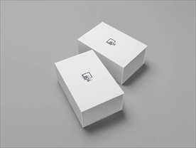 2款空白技产品包装盒设计样机