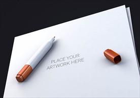 会议记录便签纸A4纸样机