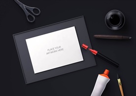 无框画展示样机效果图