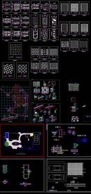 园路铺装样式图纸