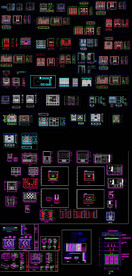 实木酒柜CAD图库