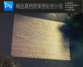 入户墙不锈钢拉丝导视牌样机图片