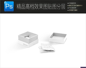 高档首饰包装样机效果图PSD