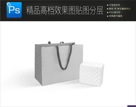 2款手提兜样机 袋子样机