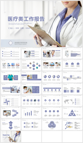 医疗机构医院汇报作总结PPT
