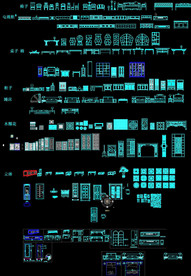 中式CAD家具图块