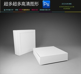 空白样品盒子样机效果图