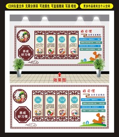 习惯教育文化墙