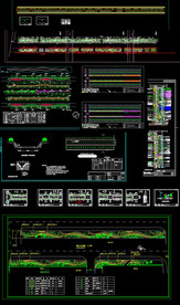 小区规划及道路绿化CAD平面图