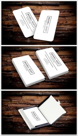 通用简约时尚创意名片设计模板