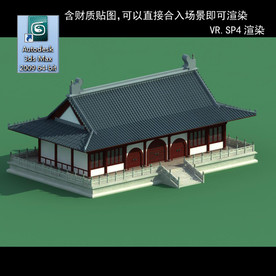 中式建筑 中式多层 中式别墅