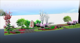 小游园局部效果图