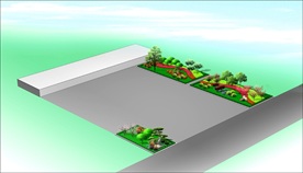 院内绿化效果图