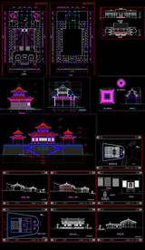 园林古建筑施工图