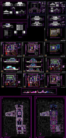 寺院建筑CAD图纸