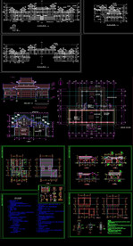 中式会所建筑施工图