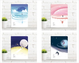 本子封面 展望星空