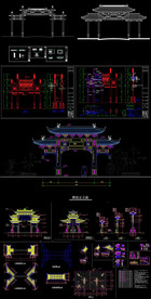 古牌访建筑CAD图