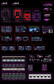 仿古村庄建筑设计图纸