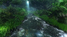 密林溪流效果图