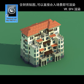 花园洋园 欧式洋房 多层建筑