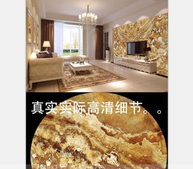 高清大理石纹欧式花纹电视背景墙