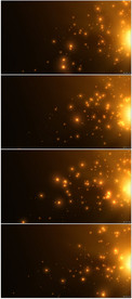 金色粒子星光爆炸大气舞台素材