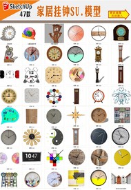 创意时钟SU模型