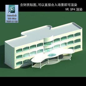 规划建筑 简易建筑 规划体块