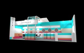 展览展示设计展台缤纷多彩