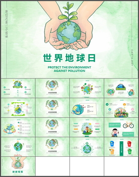 世界地球日PPT