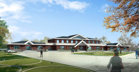 服务区模型 材质 PSD分层