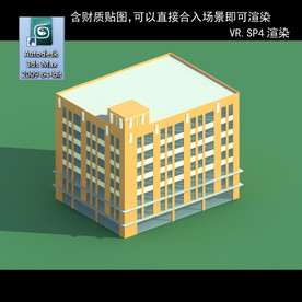 规划建筑 简易建筑 规划体块