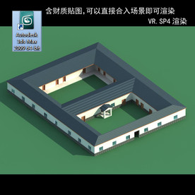 规划建筑 简易建筑 规划体块