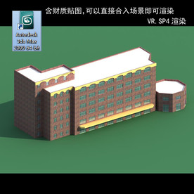 规划建筑 简易建筑 规划体块