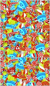 彩色卡通糖果零食