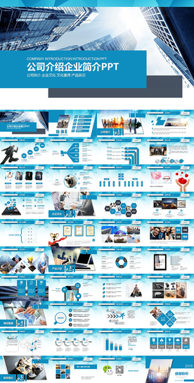 企业文化公司宣传产品展示PPT