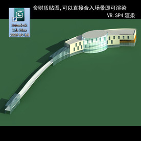 建筑模型图 效果图 多层建筑